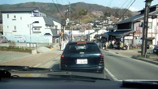 preview picture of video 'アキーラさん運転③桜・長野県・伊那市内旧高遠町域,Takato,Ina-city,Nagano,Japan'