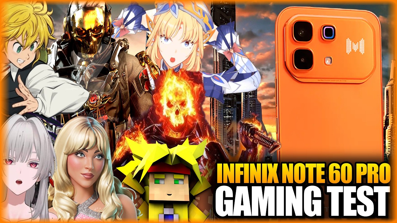 Warzone Mobile, Fortnite y los Mejores Juegos Android en el Infinix Note 60 Pro Unboxing Gaming Test