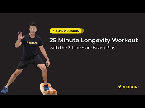 Longevity Workout on the SlackBoard PLUS with 2 Lines