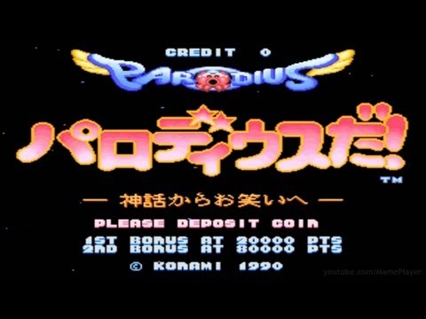 Parodius Da! (Octopus) 1990 Konami Mame Retro Arcade Games