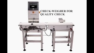 Thermocare online checkweigher machine video thumbnail