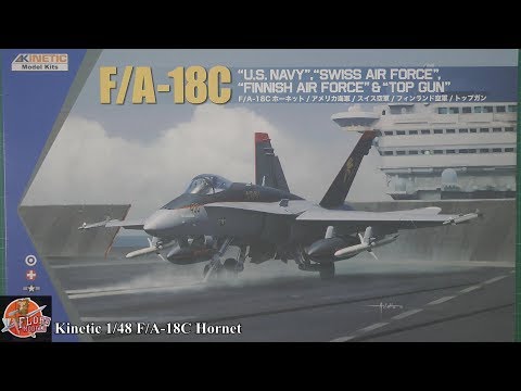 Kinetic 1/48 F/A-18C Hornet review