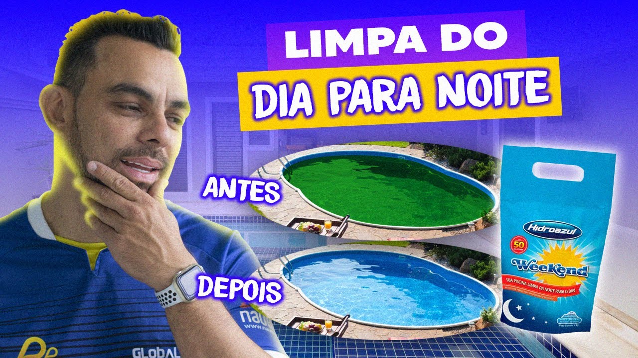 WEEKEND HIDROAZUL - O produto que deixa a piscina cristalina do dia pra noite!