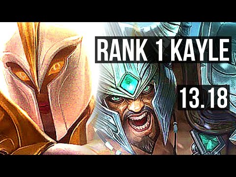 KAYLE vs TRYNDA (TOP) | Rank 1 Kayle, 600+ games, Rank 15 | TR Challenger | 13.18