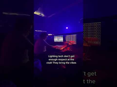 Lighting tech don’t get enough respect at the club! They bring the vibes #shorts