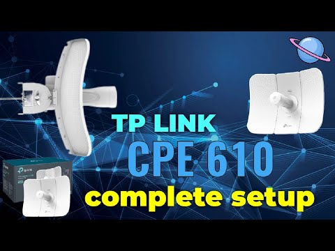TP-Link Outdoor CPE 710  Point-to-Point Configuration