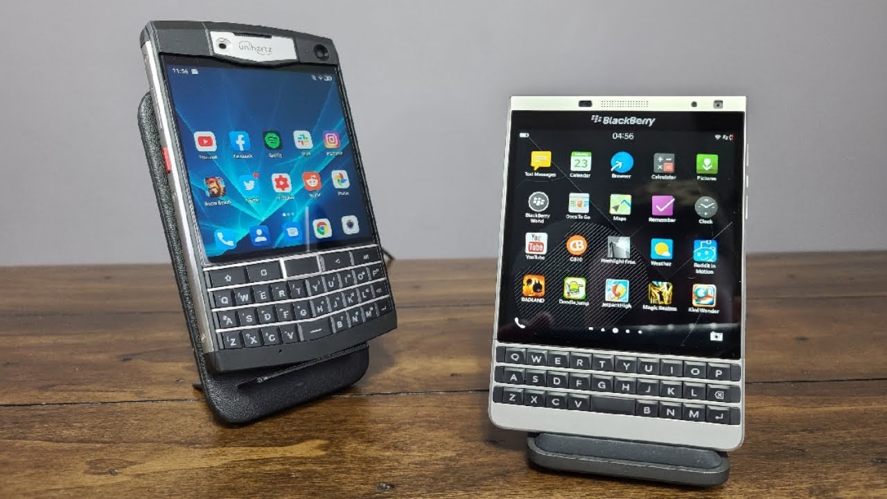 BlackBerry Passport vs. Unihertz Titan: Two Giant Keyboard Phones