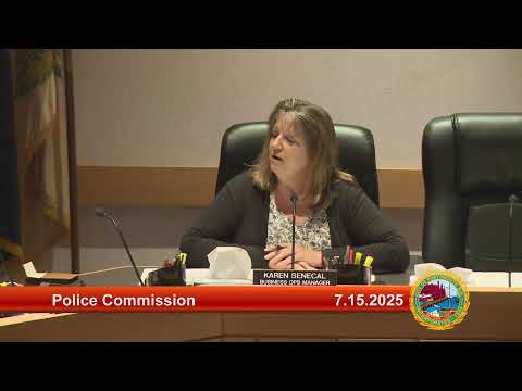 7.15.2025 Police Commission