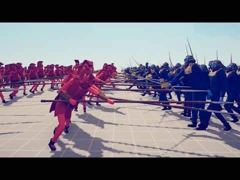 [500x BATTLE] SARISSAS vs TEACHERS - Totally Accurate Battle Simulator
