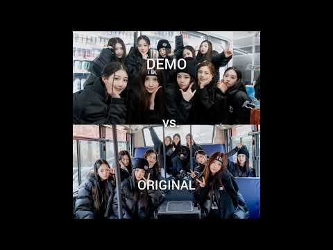 tripleS - Rising (Demo & Original Comparison)