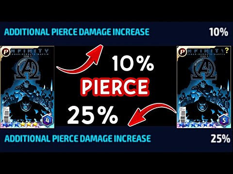 PIERCE 10% to 25% Card Effect tips and guide | Marvel future fight | Mr GAMER VINES Hindi 👍