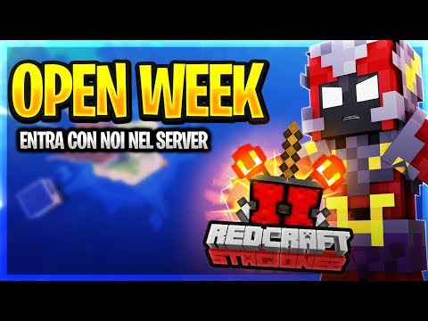 REDCRAFT S2 OPEN WEEK! Entra nel SERVER con NOI! - RedCraft S2 Ep.22