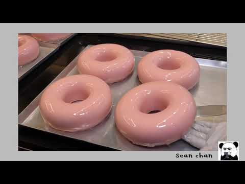 [comida de rua] Quy trinh sản xuất bánh donut ASMR