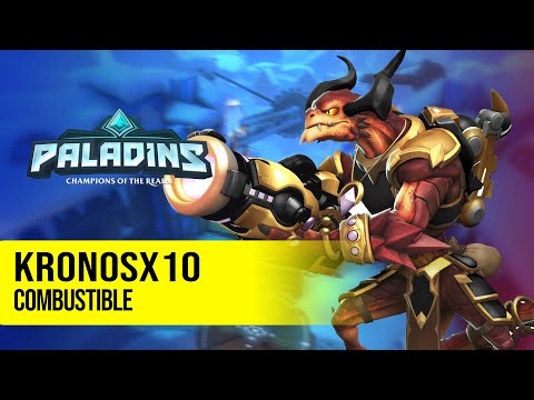 KRONOSX10 Drogoz PALADINS PRO COMPETITIVE GAMEPLAY l COMBUSTIBLE