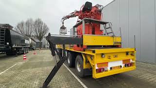 Semi-reboque caixa aberta Lako T233C Kennis R-20 Crane 1999 - APK/TUV 23-12-2026 a venda - Imagem 4 | Autoline BR Semi-reboque caixa aberta Lako T233C Kennis R-20 Crane 1999 - APK/TUV 23-12-2026 | Imagem 4 - Autoline