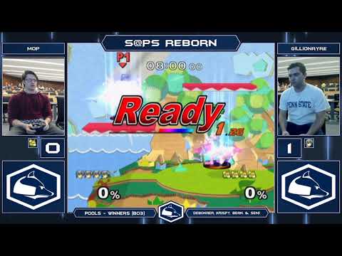 S@PS Reborn Melee Singles - Mop (Fox) vs Gillionayre (Marth) - Pools Winners