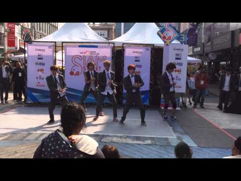 131222 millenium boy cover exo - growl at siam square