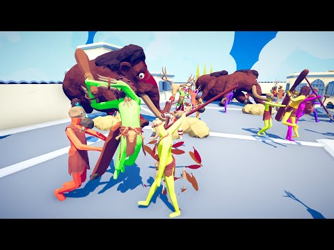 BATTLE ROYALE - TRIBAL TEAM 🐘🐘🐘 | Totally Accurate Battle Simulator TABS