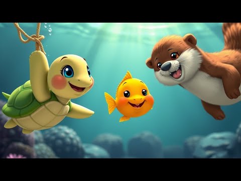 Little Heroes, Big Rescue – Will They Succeed? 🌊🐢  @catchyfunny