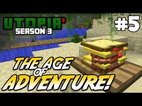 Utopia³: Age Of Adventure 1.7.2 Modpack - Part 5 - Sandwich Shack