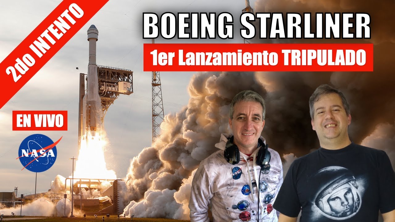 2do Intento lanzamiento Starliner CFT - (2024 Jun 1)