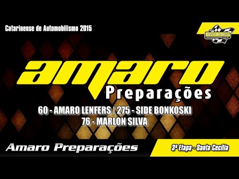 Amaro Preparações - 3ª Etapa Catarinense de Automobilismo 2015 - Santa Cecília