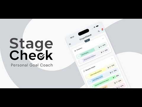 StageCheck: Goal Tracker
