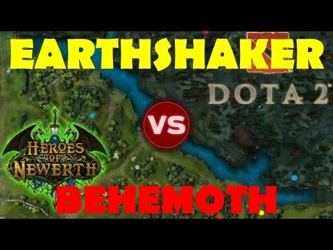 Dota 2 vs HoN - Earthshaker vs Behemoth Comparison