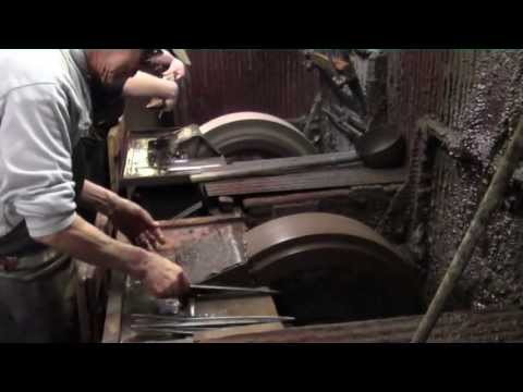 Yoshihiro Cutlery Grinding Process