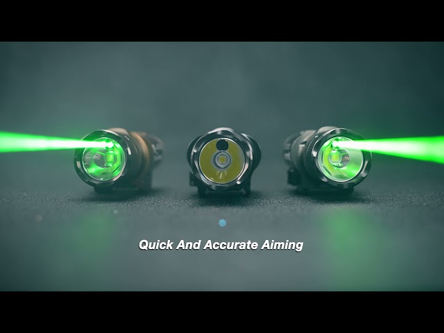 Olight Baldr Pro R Rechargeable Tactical Light With Green Laser - 1350 Lumens - Desert Tan
