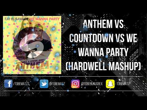 Anthem vs Countdown vs We Wanna Party (Hardwell Mashup) (Tobe Matz Remake)