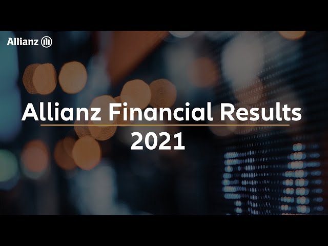 Highlight video of Allianz's full year and fourth-quarter 2021 results