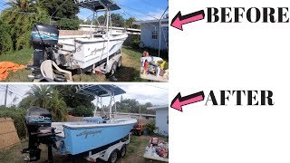 Amazing Boat Restoration Must See!!! - Side GIG - Mechanically Inclined? - Make Money 🤑💸💰😁