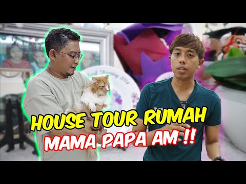 MALAM RAYA RUMAH AM !! - HOUSE TOUR RUMAH MAMA PAPA AM