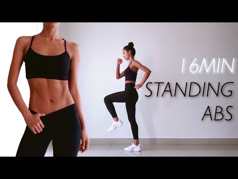 16MIN STANDING ABS FOR BEGINNER