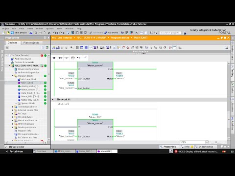 PLC Subroutines Explained | Function Block (FB) with Motor Control Example