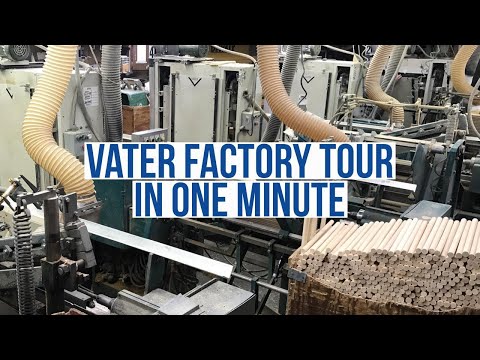 Vater Drumsticks 1 Minute Factory Tour