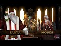 Moses VS Santa Claus Fight Of Gods 4K HD