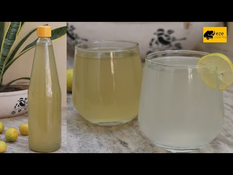 Lemon squash || Homemade lemonade Syrup || How to make Lemon squash without preservative