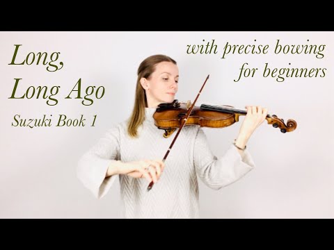 Long, Long Ago - Suzuki Book 1 - in performance tempo!