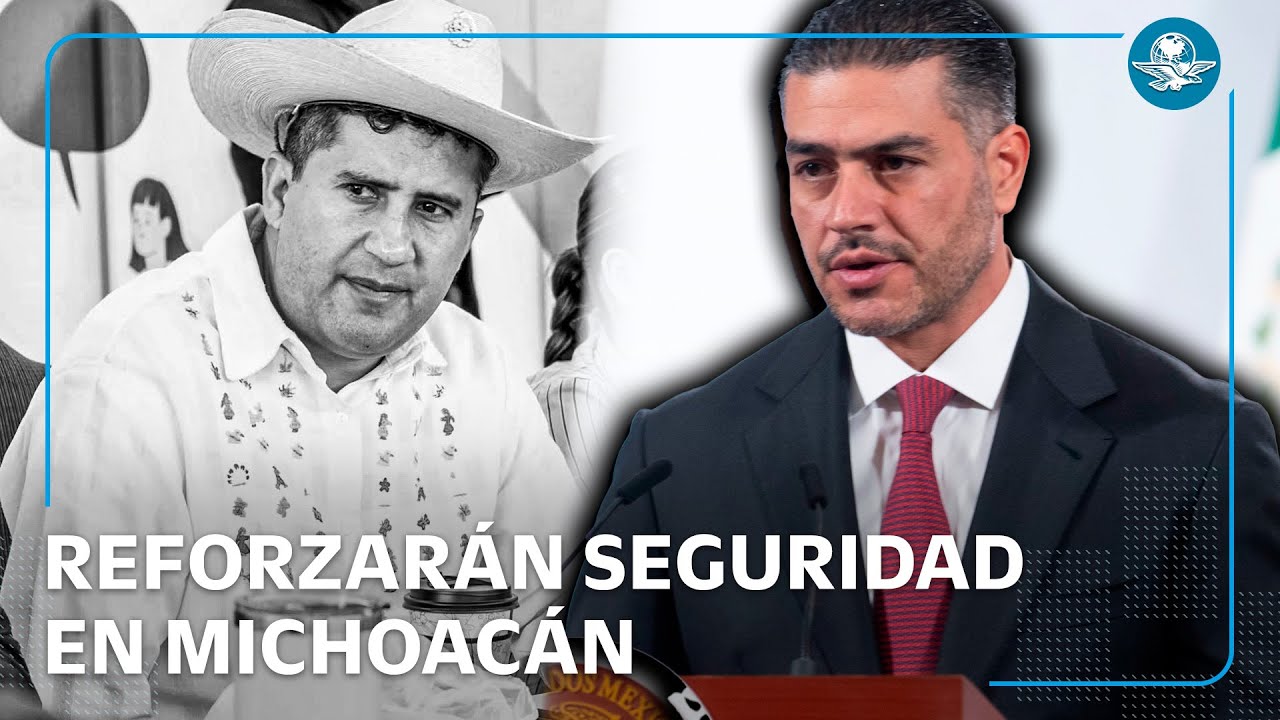 Harfuch descarta vínculos del equipo de Carlos Manzo con el crimen organizado