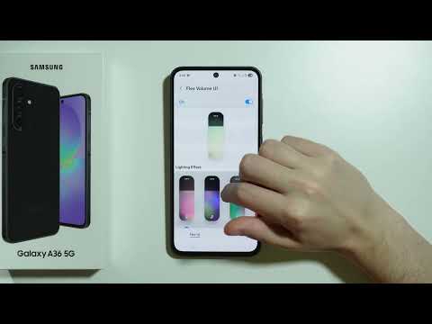 Samsung Galaxy A36 5G: How to Customize Volume Slider