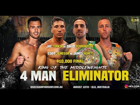 Rise Championship - August 2023 - 4-man  Semi 1 - Jay Tonkin vs David Pennimpede