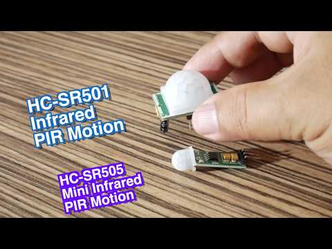 How to use mini pir sensor hc-sr505 with the arduino