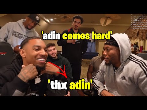 Zias & Blou Shy Friend Glazes Adin Ross In Hopes For A Free Chain...