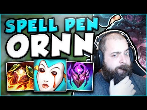 BUFFED ORNN IS SO BROKEN WITH THIS SPELL PEN BUILD! NEW BUFFED ORNN TOP GAMEPLAY! League of Legends