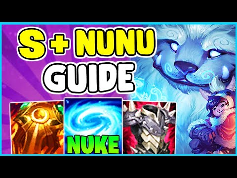 HOW TO PLAY NUNU JUNGLE FOR BEGINNERS & CARRY IN SEASON 11 | Nunu Guide S11 - League Of Legends