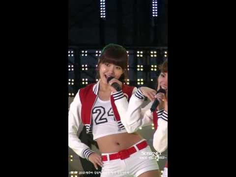 [fancam] 100307 Sooyoung.2010.밴쿠버.올림픽.선수단.환영.국민대축제-Oh!