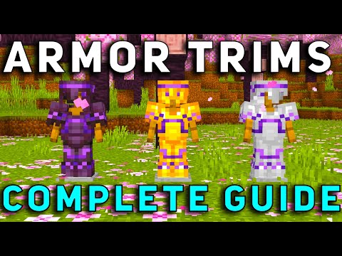 ARMOR TRIMS Complete Guide! Minecraft 1.20