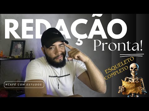 REDAÇÃO PRONTA! Esqueleto Ideal para Qualquer Assunto no ENEM e CONCURSOS!